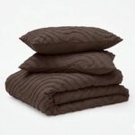Decoware Easy Tufted Waves Bruin dekbed zonder overtrek