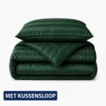 Decoware Hotel Velvet Groen dekbed zonder overtrek