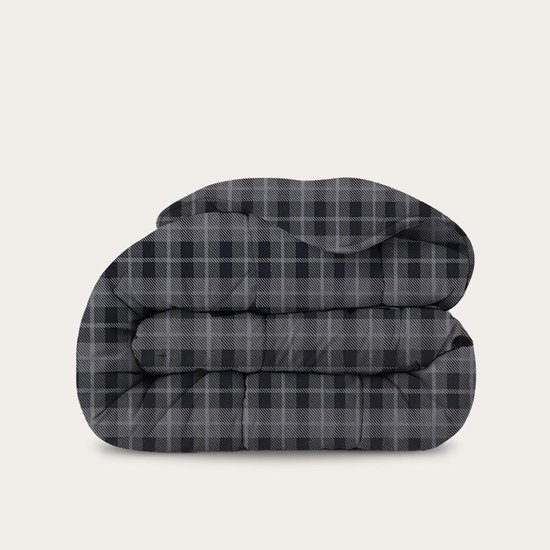 HappyBed Grey Tartan dekbed zonder overtrek