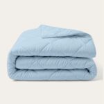 HappyBed Percal Light Blue zomerdekbed zonder overtrek
