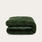 HappyBed Teddy Dark Green dekbed zonder overtrek