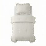 Sleeptime 2 in 1 Dekbed Ruffles Wit
