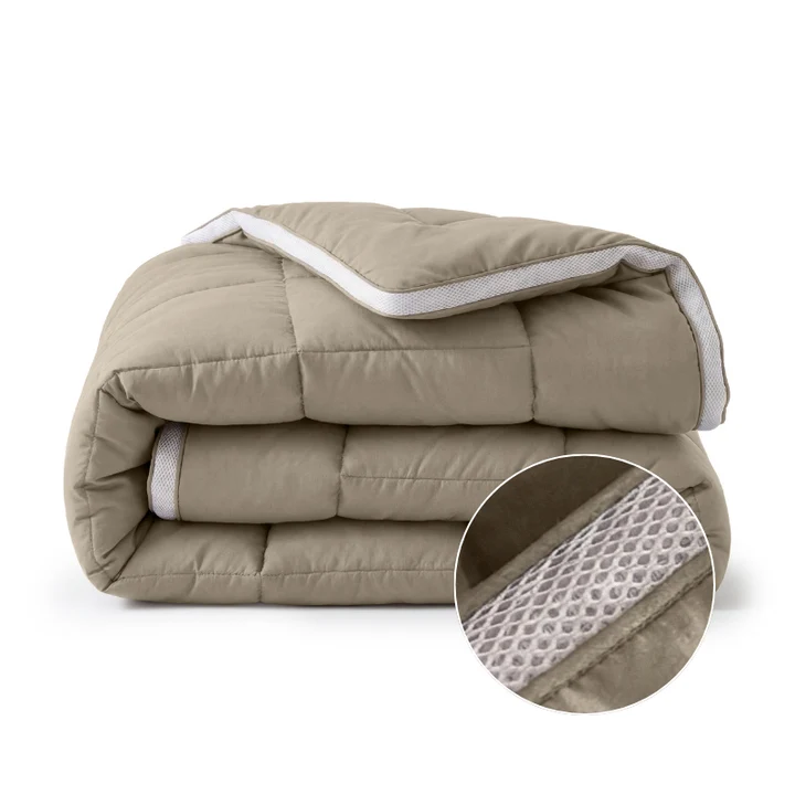 Sleeptime Lazy Dekbed Zonder Overtrek 3D Air Taupe