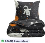 Zelesta Pure Kids kinderdekbed zonder overtrek Space Men
