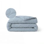 Zelesta Special Mousseline zomerdekbed Licht ijsblauw