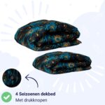 Zelesta Wonderbed 4 Seasons Double dekbed zonder overtrek Peacock Feathers